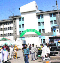 GB Pant Children hospital in Srinagar at Badami Bagh in Srinagar. 