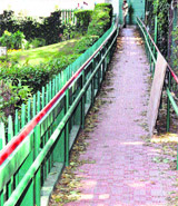 A view of a special ranch set up for the physically challenged at Raj Bhavan
