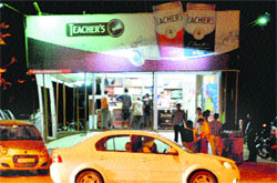 A liquor vend in Panchkula.
