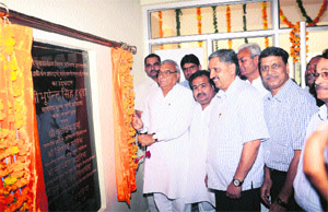 Chief Minister Bhupinder Singh Hooda inaugurates the Women Hockey Academy at MNSS, Rai.