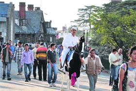 TROT IN THE PAST: The state has offered the tourist little by way of modern infrastructure