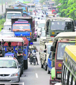 Traffic chaos caused in the city due to Sukhbirs visit.