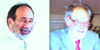 Alvin Roth (L) and Lloyd Shapley won the Economics Nobel for research on how to match different economic agents, such as students for schools or even organ donors with patients. 
