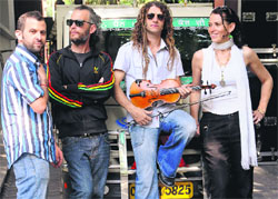 Ohad Eilam, Uriel Yitshak Sverdin, Michael Greilsammer and VJ Mira Photo: Manoj Mahajan