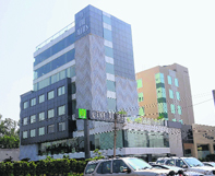 A hotel has come up on a plot in the Industrial Area, Phase 2, which was converted from the industrial to the commercial category.
