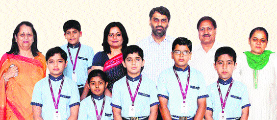Deputy Commissioner Mandeep Singh Brar (fourth from left), Sub-Divisional Magistrate Ashok Bansal (second from right), delegation head Sangeeta Bahl (third from left) along with the delegates before leaving for Japan. 