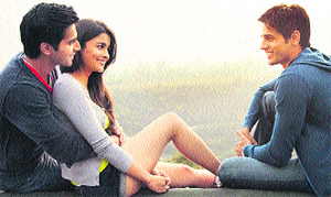 A still from the movie, Student of the Year 