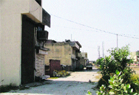Haibowal Dairy Complex, Hambran Road, Ludhiana, presents a poor picture.