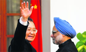 Chinese Premier Wen Jiabao with Dr Manmohan Singh: China is respectful of Indias role in multilateral fora, where on several global issues Indian interests converge with China.