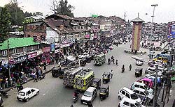 The Lal Chowk in Srinagar has seen myriad shades of Kashmirs ever-changing political landscape.