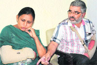 shruti's parents