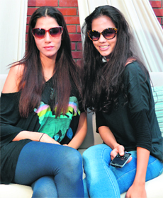 (L-R) Malika Haydon and Nina Shah