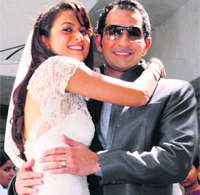 Amrita Arora Ladak and Shakeel Ladak