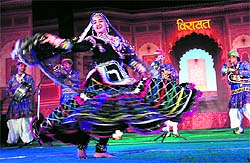 A Kawa dance performance at Virasat-2012 in Dehradun