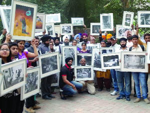 The  chilling reminders of the massacre. 