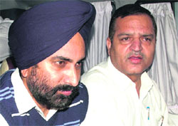Sarabhdyal being taken to court in Amritsar on Monday