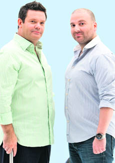 (L-R) Gary Mehigan & George Calombaris