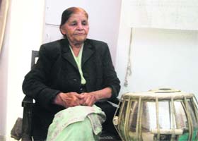 Chandralekha Tripathi at her home in Mussoorie