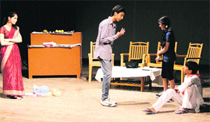 Children perform in a play Leelas Friends at Gaiety Theatre in Shimla