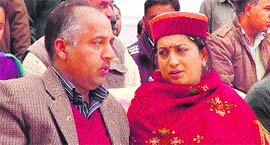 Smriti Irani, Bharatiya Janata Mahila Morcha national president, at a rally in Janjheli on Wednesday.