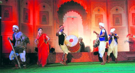 Folk dancers from Goa perform at Virasat-2012 in Dehradun