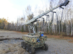 One of Penguin Automated Systems Mine Rescue robots is pictured in Naughton, Ontario, in this October 16 photo. Penguin's equipment is being tested by Codelco at its Andina copper mine in Chile, where they do dangerous jobs like checking stability after blasting and surveying tunnels at risk of flooding. The equipment is one of an array of technologies being developed as miners look to a future, where production is run almost entirely by people safely above ground.  Reuters photo
