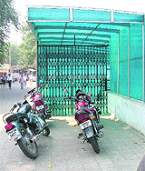 The entry to the pedestrian underpass at the Mini-Secretariat in Ludhiana. 
