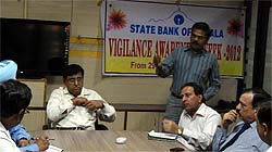 Lectures and debates were organised to mark the Vigilance Awareness Week at State Bank of Patiala