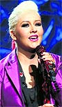 Christina Aguilera performs during Hurrican Sandy: Coming Together, a Red Cross initiative to benefit victims of the storm that killed over 100 and devastated parts of the US, in New York
