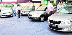The Amritsar Auto Expo being organised at Celebration Mall.