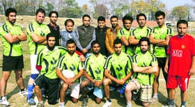 Twelve rugby players and three officials from Jammu and Kashmir on Sunday left for Lahore for the weeklong sports festival from November 7 to 15.