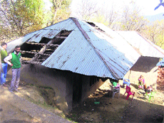The building that was constructed in 1987 for a government primary school in Gund Gushi of Handwara.