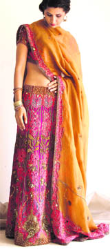 A Rahul & Gunjan's lehenga