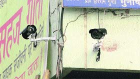 CCTV cameras at Nagori Gate in Hisar