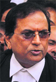 BSP national general secretary and counsel Satish Chandra Misra talks to the media in Lucknow on Monday.  PTI 
