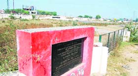 The vacant space in Ranjit Avenue where a modern indoor and outdoor sports complex is supposed to come up in Amritsar