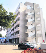The new OPD block at Government Multi-Speciality Hospital, Sector 16, Chandigarh. Tribune photo: Manoj Mahajan 