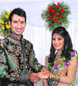 Indian cricketer Cheteshwar Pujara got engaged to Puja Pabri in Rajkot on Tuesday night.  PTI