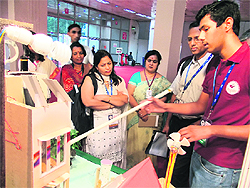 Deepankar Malhan from Haryana explains his model for a net zero energy house.