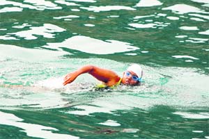 Bhakti Sharma is now preparing to swim in the Antarctic Ocean. She wants to set a record to be the youngest to swim in all five oceans