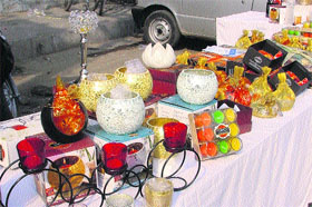 Designer candles a hot favourite with residents.
