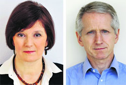 BBCs director of news Helen Boaden (left) and her deputy Steve Mitchell were asked to stand aside till an inquiry committee into the Savile affair was completed.
