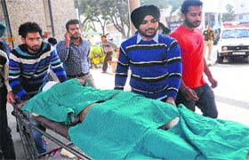 He is being taken to the GMSH-16 in Chandigarh on Wednesday