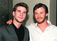 Chris and Liam Hemsworth 