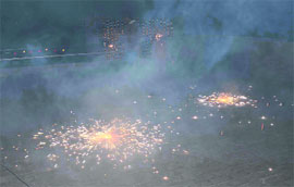 Despite repeated appeals, both air and noise pollution levels exceeded the prescribed limits during Divali in Ludhiana.