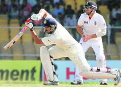 Yuvraj Singh makes a strong comeback into the Test fold with a knock of 74 runs in the first Test at Ahmedabad on Friday.  PTI