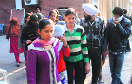 Accused in the case of cheating during the entrance exam for MD courses at the PGI, in coustody. 