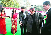 Vishvjit Prithivijit Singh, former MP and Chairman of the All-India Congress Committee, inaugurates the annual day celebrations of the Sardar Bhagwan Singh Institute of Biomedical Sciences in Dehradun on Saturday