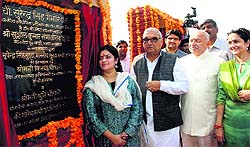 Union Home Minister Sushil Kumar Sambhajirao Shinde inaugurates Hospitality Bhawan in Ch Surinder Singh Memorial Government ITI at Tosham in Bhiwani district on Saturday