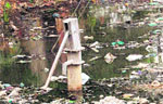 A defunct hand pump in Haridwar. 